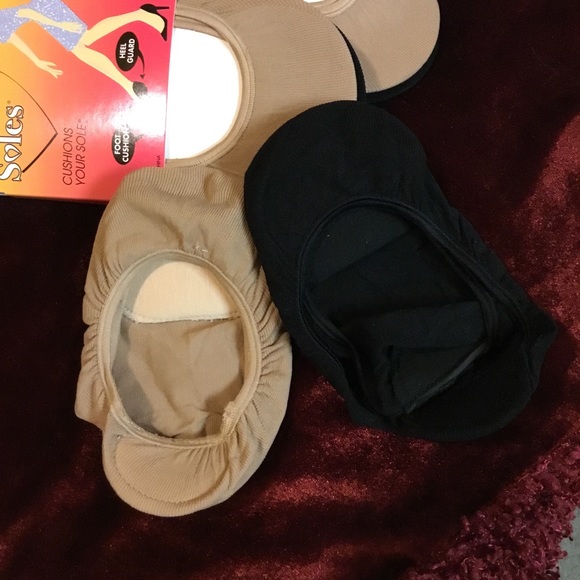 Ped socks with heel and ball cushion. - Picture 2 of 3